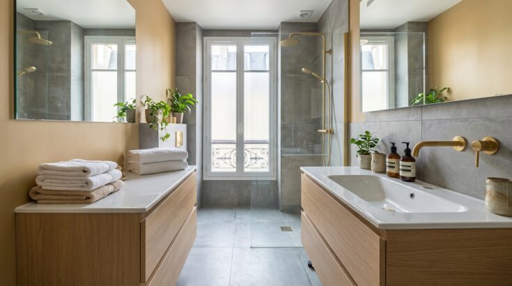 Salle de bain : si votre gris béton plombe vos matins, cette couleur chaleureuse va tout changer en 2026