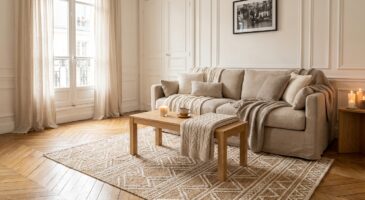 Salon glacé : ce tapis naturel à 41,30 € chez alinea transforme la pièce en cocon d’hiver, mais pas pour longtemps