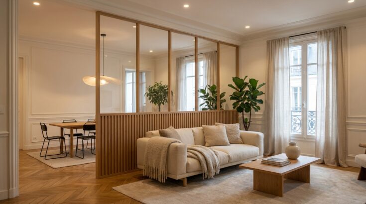 Stop aux pièces XXL : cette séparation mi-hauteur évite l'erreur qui gâche votre salon cet hiver