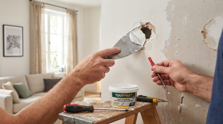 Trou de cheville trop grand : cette méthode méconnue sauve votre fixation sans massacrer le mur