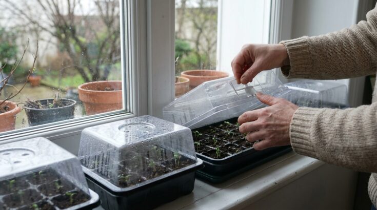 Vos semis sortent déjà de terre en plein hiver : cette erreur courante peut ruiner tous vos plants au printemps