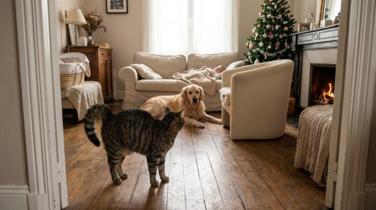 Votre chat en panique à chaque nouveau venu à la maison : ces gestes simples avant qu'il ne griffe tout le monde