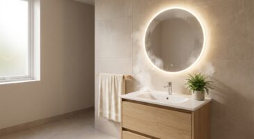 Votre salle de bain fait vieillotte ? ce miroir lumineux anti-buée en promo chez Leroy Merlin change tout sous 90 €