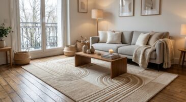 Alinéa : ce grand tapis graphique à 62 € qui métamorphose le salon fait craquer tous les chasseurs de bonnes affaires