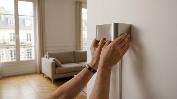 Applique murale : cette technique pour la fixer sans percer ni salir le mur, à connaître avant de sortir la perceuse