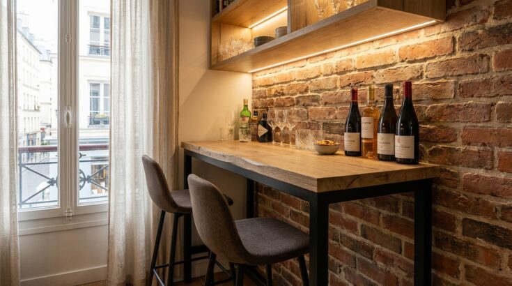Cdiscount : ce meuble de bar en promo à moins de 90 € transforme un simple mur en coin bistro ultra stylé