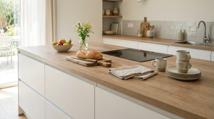 Ce plan de travail en chêne bradé en ce moment chez Castorama va métamorphoser votre cuisine pour moins de 90 €