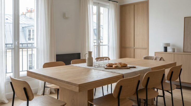 Chaises dépareillées : cette règle déco 2026 à suivre absolument pour une salle à manger chic