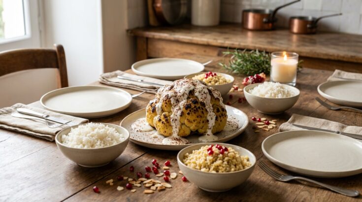 Chou-fleur rôti entier : cette recette d’hiver ultra simple va vous faire oublier la viande au dîner