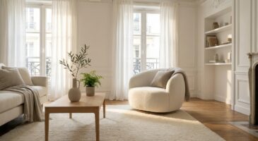 Conforama brade ce fauteuil moumoute blanc à 279 € avec 150 € d’économie, l’astuce pour relooker votre salon