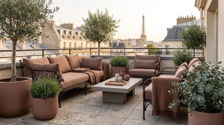 Couleur outdoor 2026 : cette teinte chaude va détrôner gris et terracotta sur vos terrasses, vous en rêverez