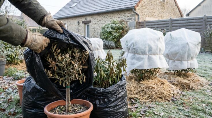 Jardin : cette protection d’hiver que 8 jardiniers sur 10 utilisent peut tuer vos arbustes en une nuit