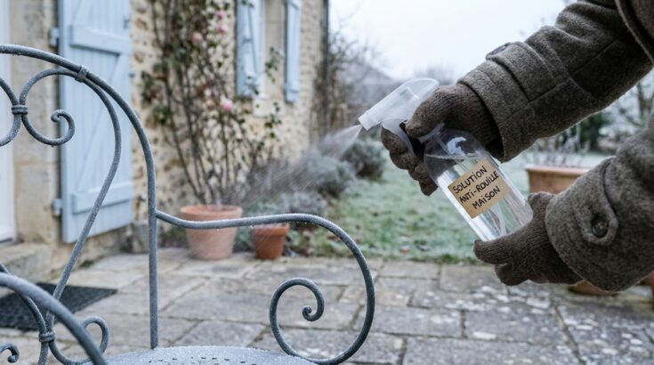 Mobilier de jardin : ce spray maison à 3 ingrédients stoppe la rouille tout l’hiver si vous l’utilisez en janvier