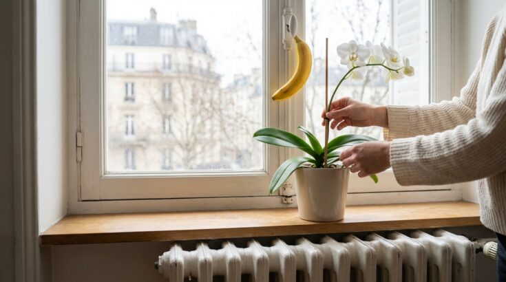 Ne jetez plus vos orchidées fanées : cette astuce de fleuriste avec un simple fruit les fait refleurir en hiver