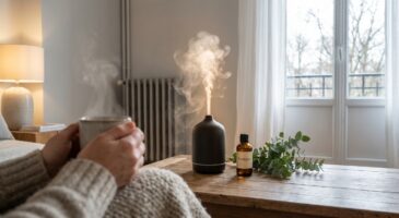 Nez bouché, nuits entrecoupées : cette huile essentielle à diffuser le soir libère enfin vos voies nasales