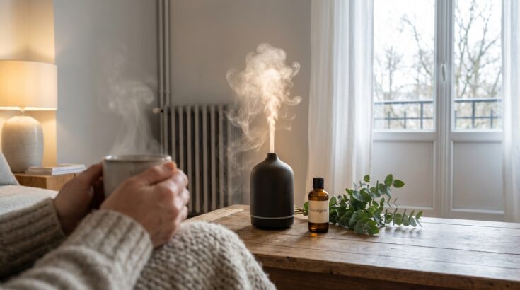 Nez bouché, nuits entrecoupées : cette huile essentielle à diffuser le soir libère enfin vos voies nasales