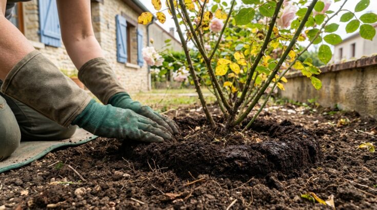 Rosiers qui dépérissent : cette erreur avec le compost naturel les épuise sans que vous le voyiez