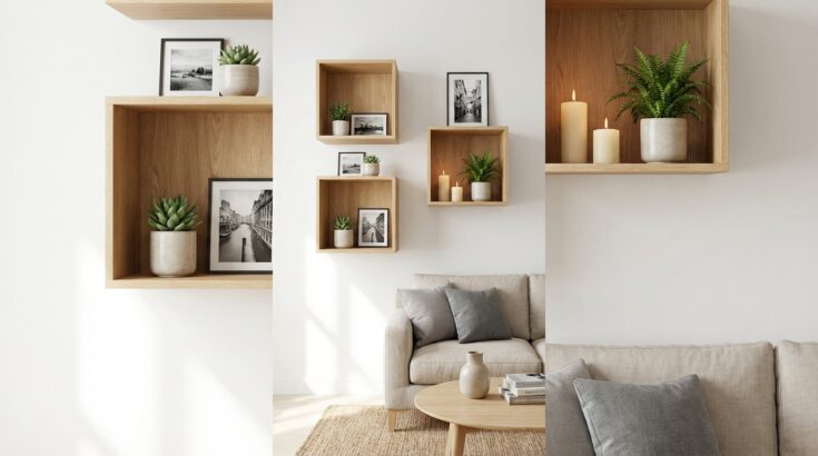 Salon : si votre mur est trop blanc, ce lot d’étagères murales à moins de 8 € va tout changer, vos invités vont adorer