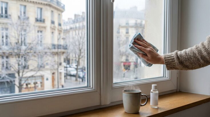 Vitres qui ruissellent chaque matin : ce geste oublié des anciens avec un produit courant stoppe la condensation l'hiver