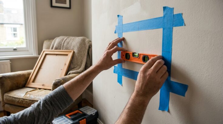 Cadres de travers : ne refaites plus cette erreur, cette astuce au ruban adhésif change tout